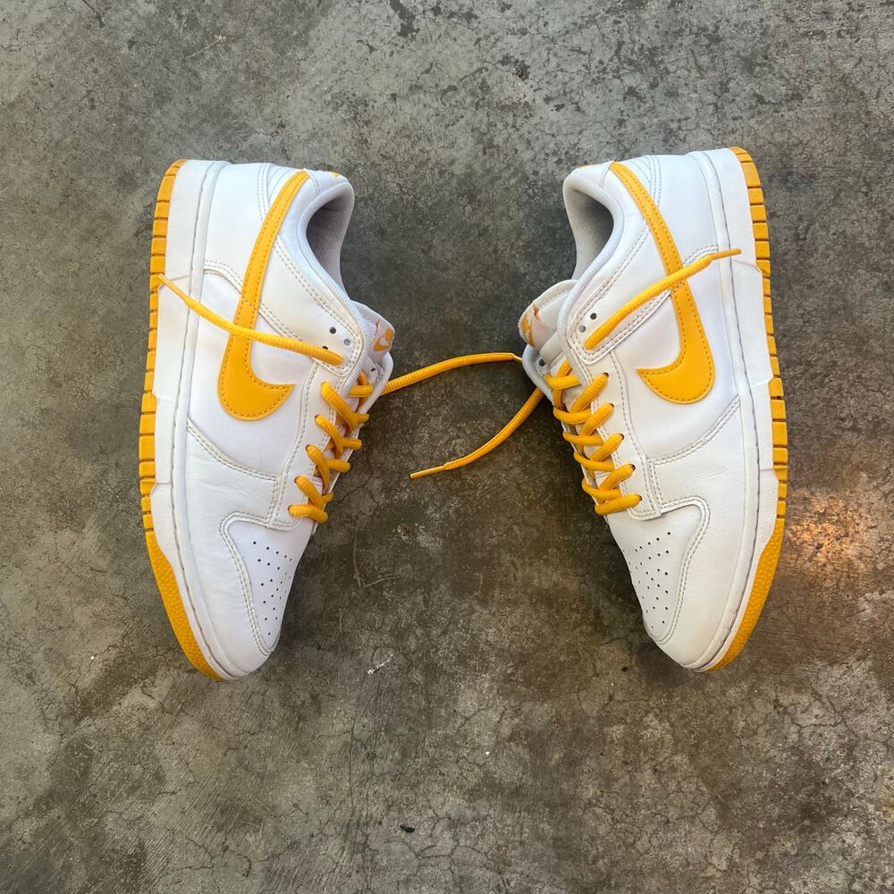 Nike Dunk Low Laser Orange White Sneakers Women’s 8